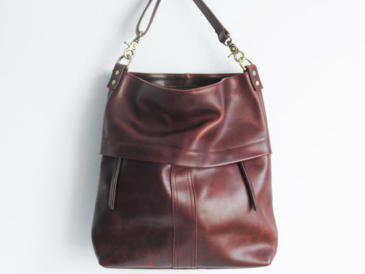 Brown Leather Shoulder Bag