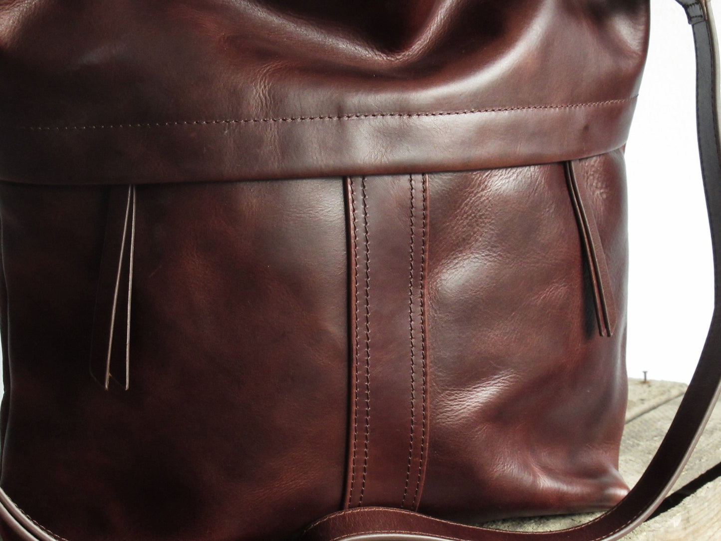 Brown Leather Shoulder Bag