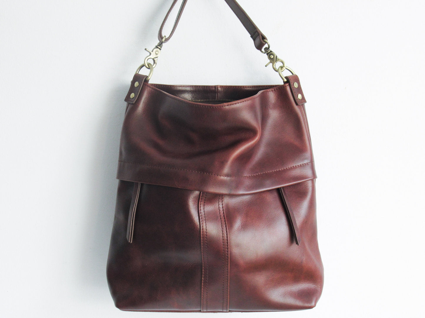 Brown Leather Shoulder Bag