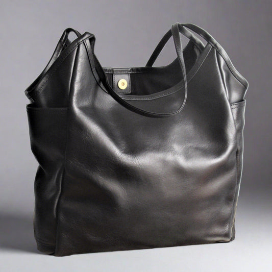 Black Sling Tote Bag